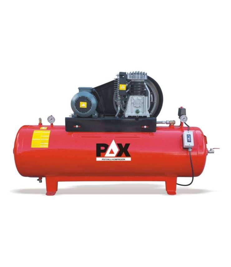 300 LT. PİSTONLU HAVA KOMPRESÖRÜ / 4 HP (İtalyan Abac Kafa) - Trifaz - 1