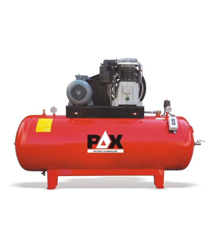 500 LT. PİSTONLU HAVA KOMPRESÖRÜ / 7,5 HP (İtalyan Abac Kafa) - Trifaz - 1