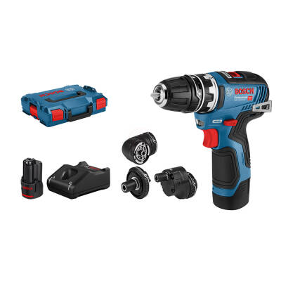 Bosch Akülü Vidalama Matkabı GSR 12V-35 FC Set (2 x 3,0 Ah Akü) - 06019H3000 - 1