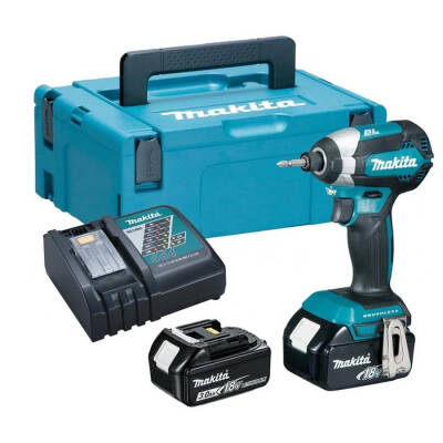 Makita Akülü Darbeli Vidalama Matkabı DTD153RFJ (2 x 3,0 Ah Akü) - 1