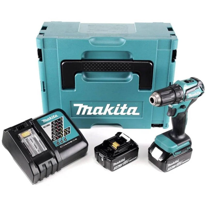 Makita DDF483RFJ Çift Akülü Vidalama 18V 3.0Ah - 1
