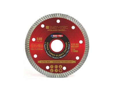 SÜPER TURBO ELMAS TESTERE 180MM SERAMİK VE FAYANS KESME MK0282 - 